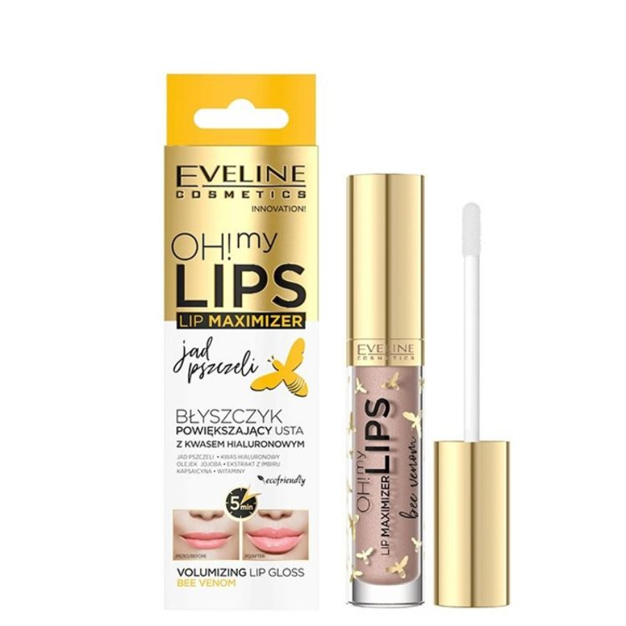 Sjaj za povećanje volumena usana OH! MY LIPS LIP MAXIMIZER sa  pčelinjim otrovom 4,5ml Eveline