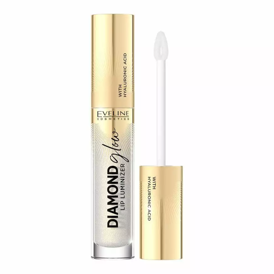 Sjaj za usne DIAMOND GLOW LIP LUMINIZER 07 Golden Dust, 4,5ML Eveline