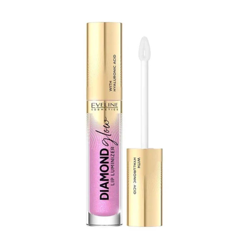 Sjaj za usne DIAMOND GLOW LIP LUMINIZER 10 Peach Dream, 4,5 ml Eveline