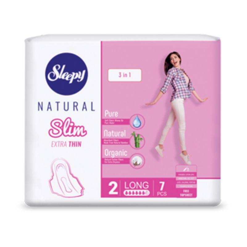 Sleepy Natural 3u1 Long – higijenski ulošci (7 komada)