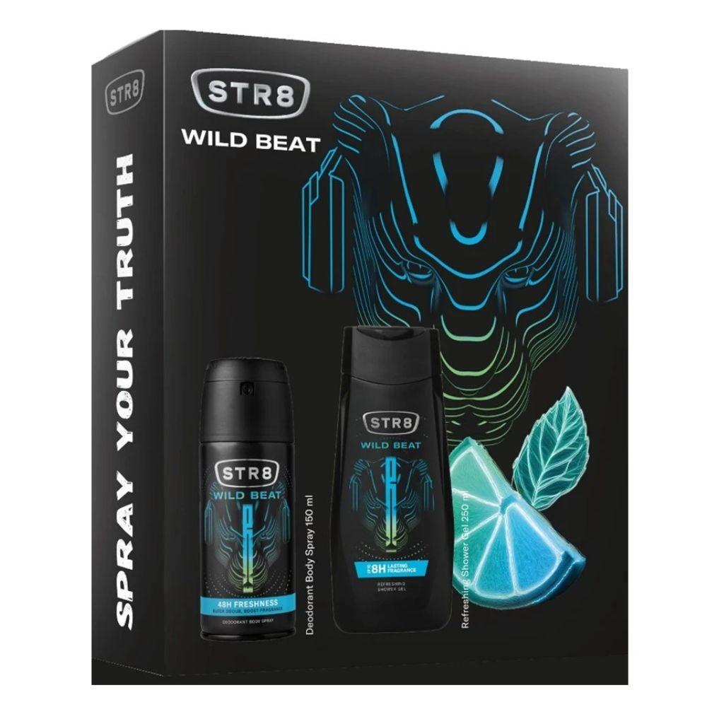 STR8 SET WILD BEAT (Deo 150ml + Shower Gel 250ml)