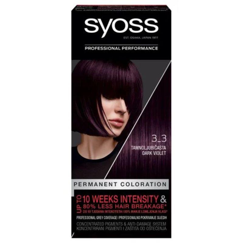 Syoss boja za kosu 3-3 Dark violet