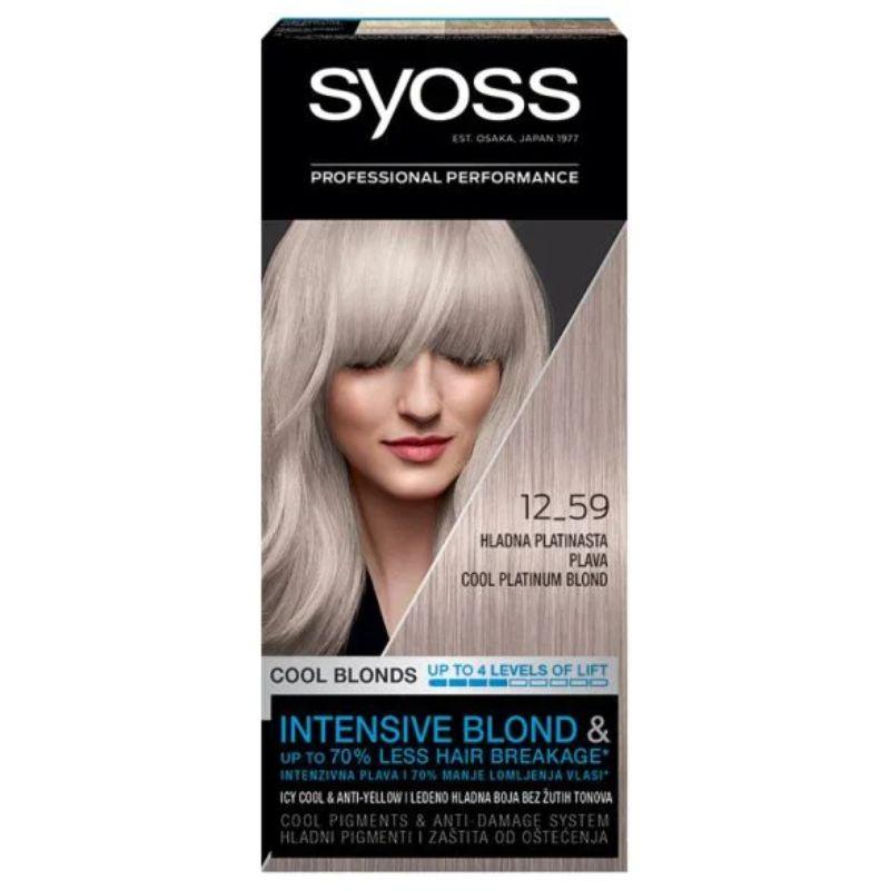 Syoss Color 12-59 Cool Platinum Blond