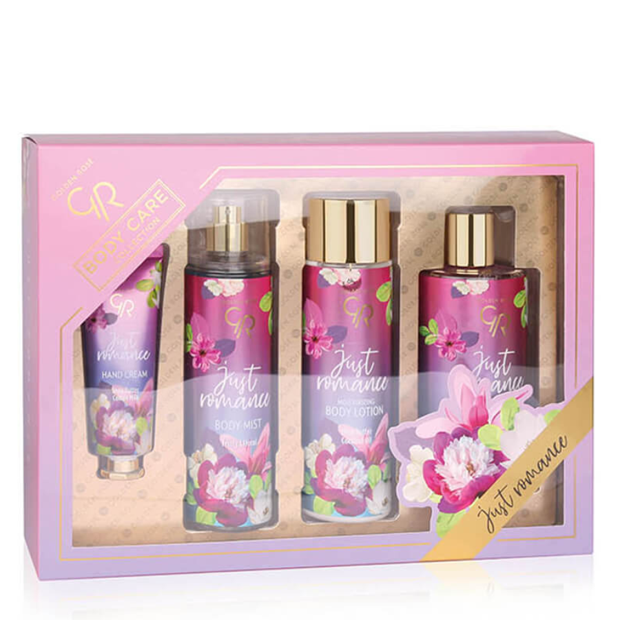 Toaletni set BODY CARE JUST ROMANCE SET GoldenRose 