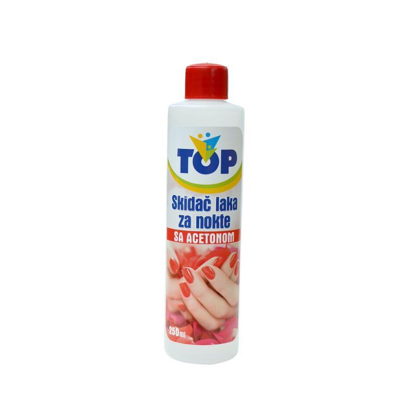 TOP skidač laka za nokte sa acetonom – 250 ml