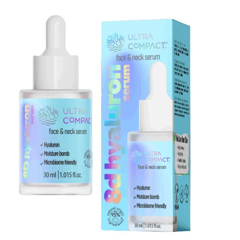 Ultra Compact serum za lice i vrat 8D hijaluronski serum - 30 ml
