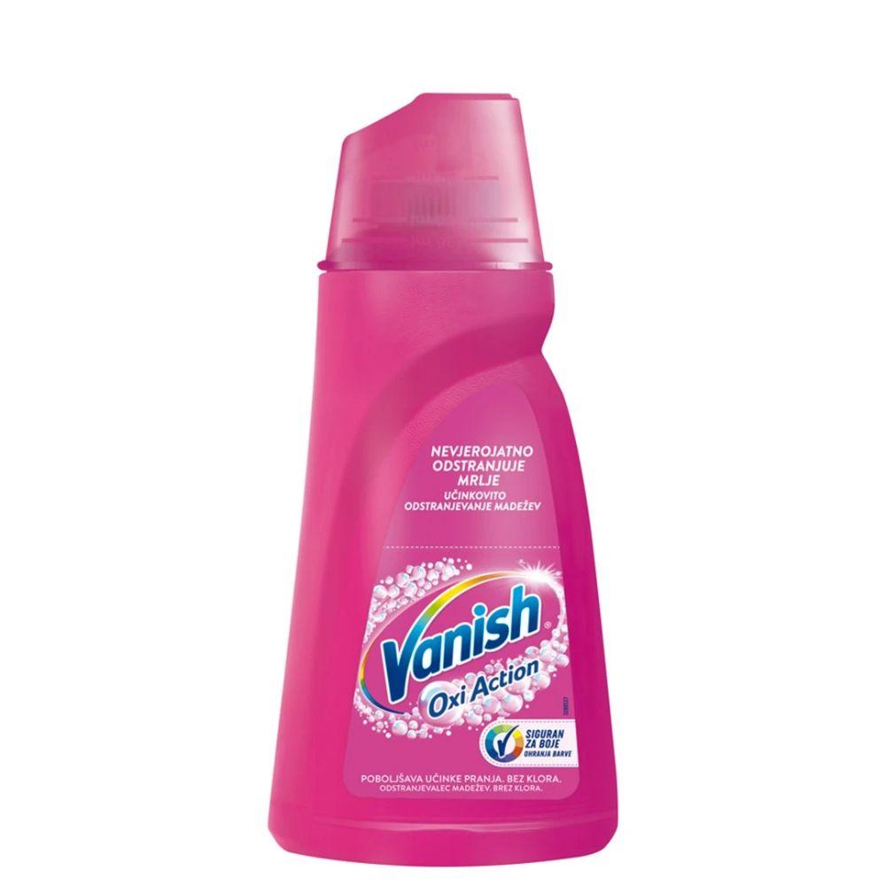 Vanish Oxi Action Pink gel za odstranjivanje fleka – 1L