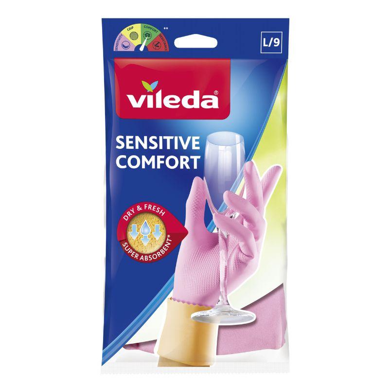 Vileda Rukavice za Domaćinstvo Sensitive Comfort – Veličina L