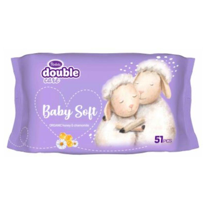 Violeta Baby vlažne maramice Soft – 51 kom