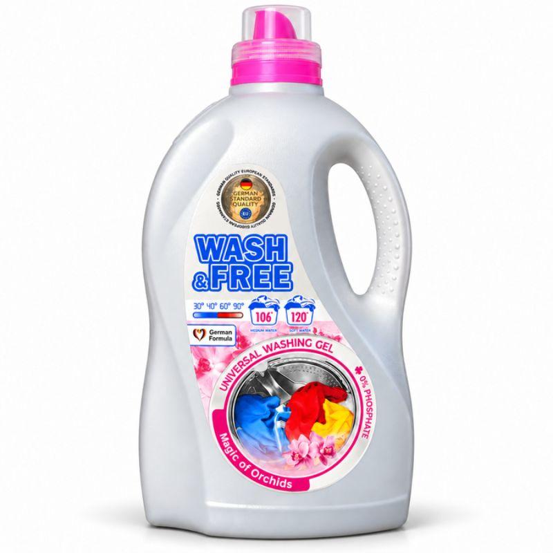 Wash & Free Magic of Orchids univerzalni gel za pranje veša 5 kg