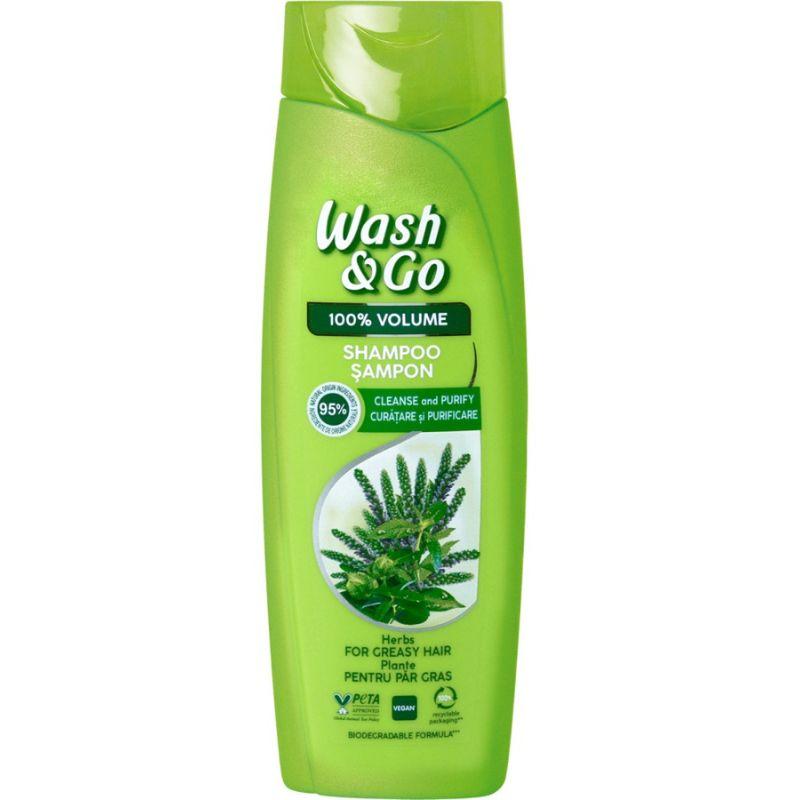 Wash&Go šampon Herbal za masnu kosu - 180ml