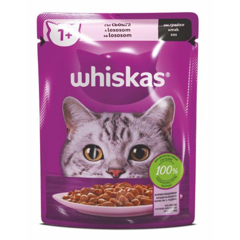 Whiskas vlažna hrana za mačke - Losos - 85g