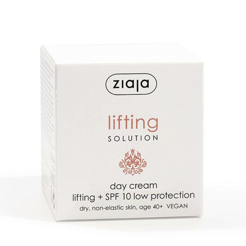 Ziaja Lifting Solution Dnevna Krema za Lice SPF 10 50ml – Hidratacija i Zatezanje za Zrelu Kožu