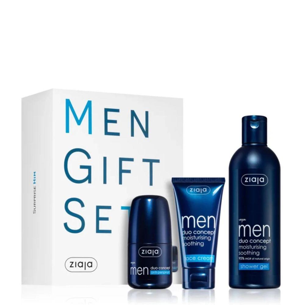Ziaja muški poklon set (krema 50ml + gel 300ml + antiperspirant 60ml)