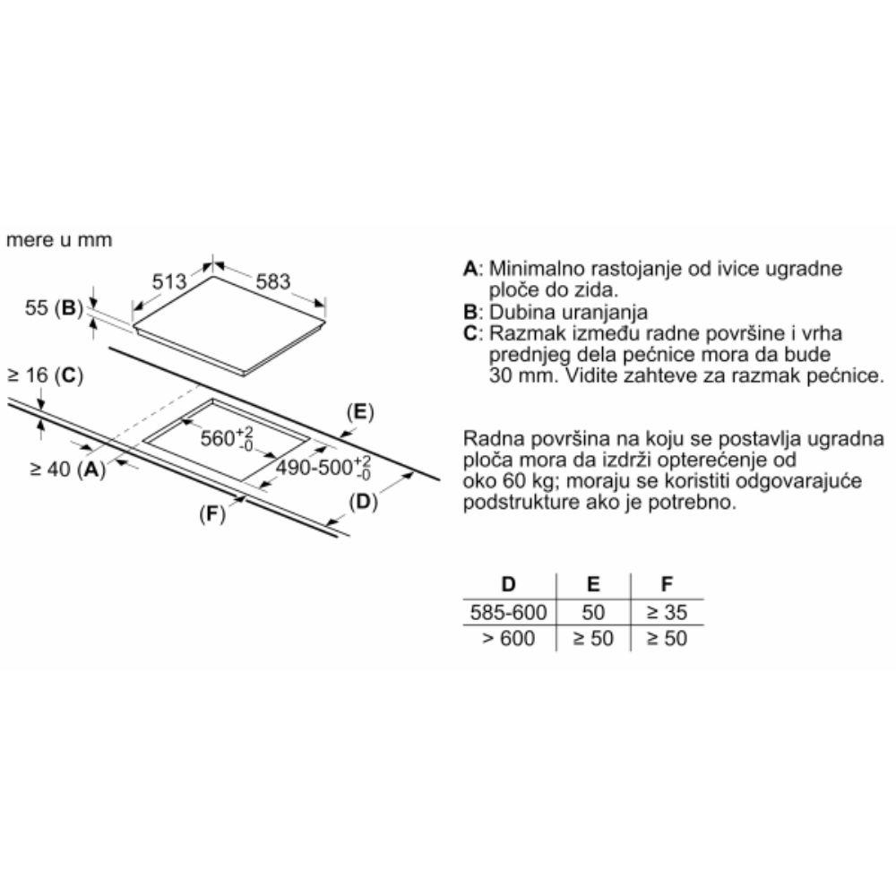 bosch indukciona ploča powerboost