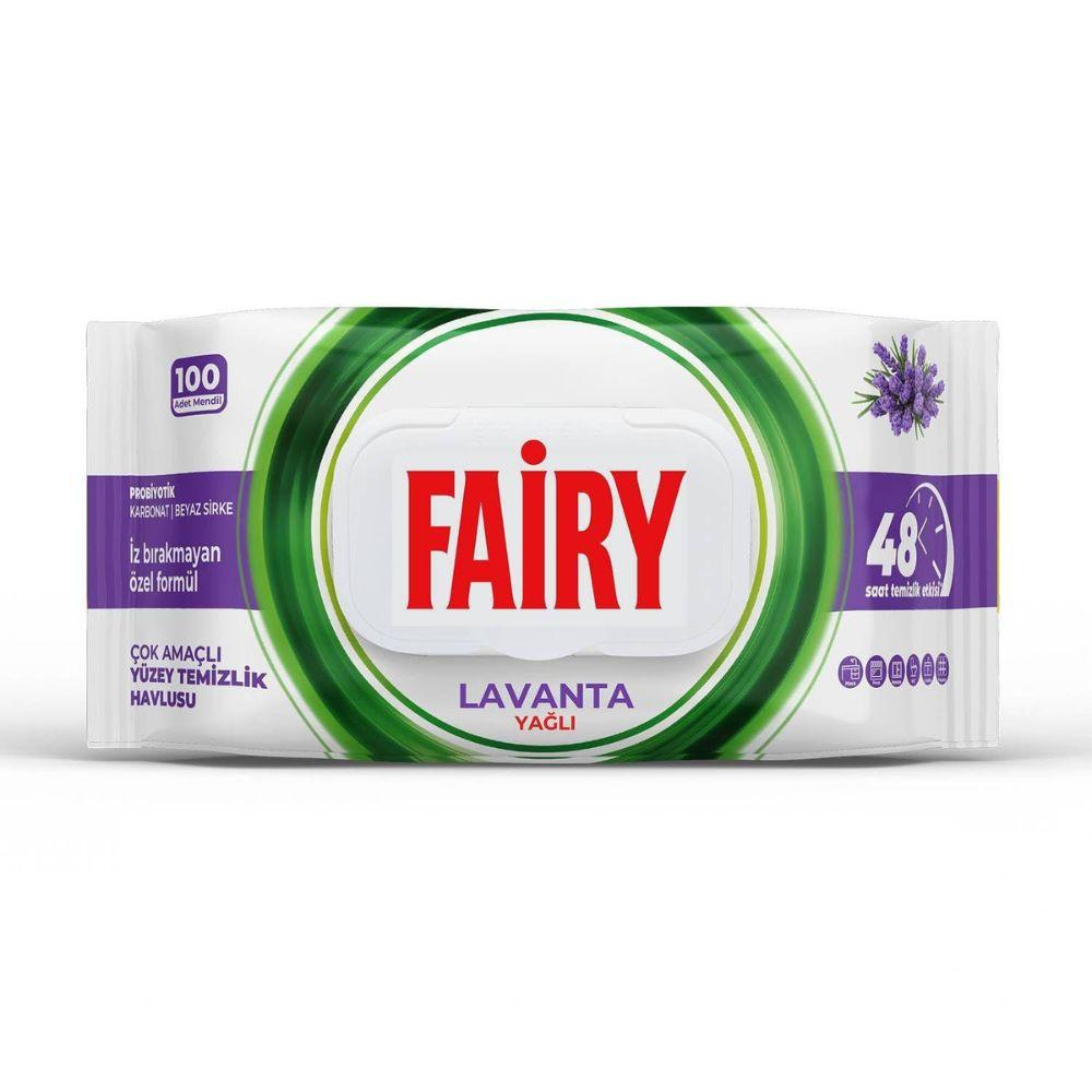fairy vlažne maramice lavanda 100 kom