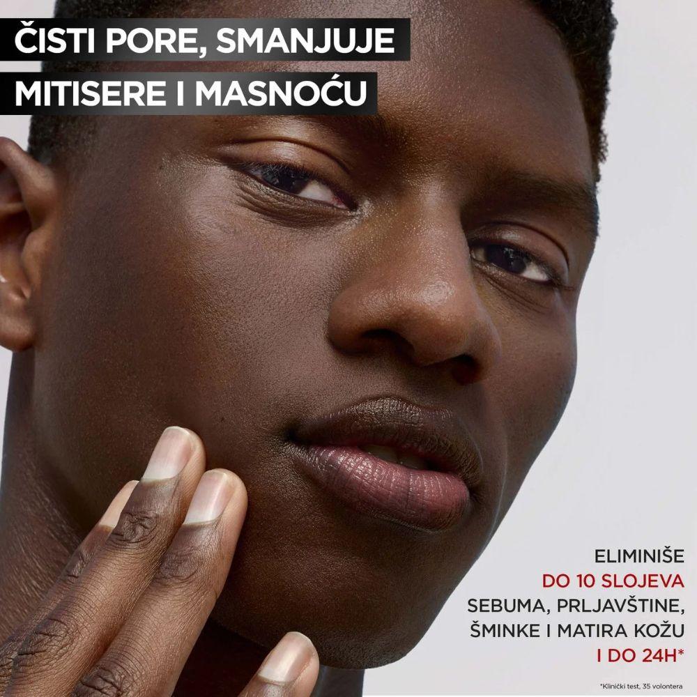 garnier charcoal gel za čišćenje lica protiv bubuljica i mitesera