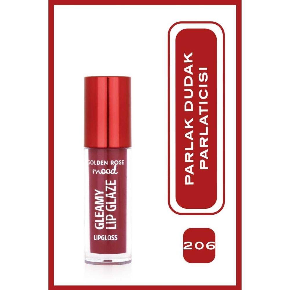 golden rose mood gleamy lip glaze 206