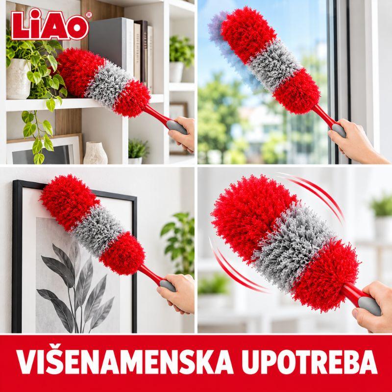LIAO E130015 mikrofiber brisač prašine sa savitljivom glavom