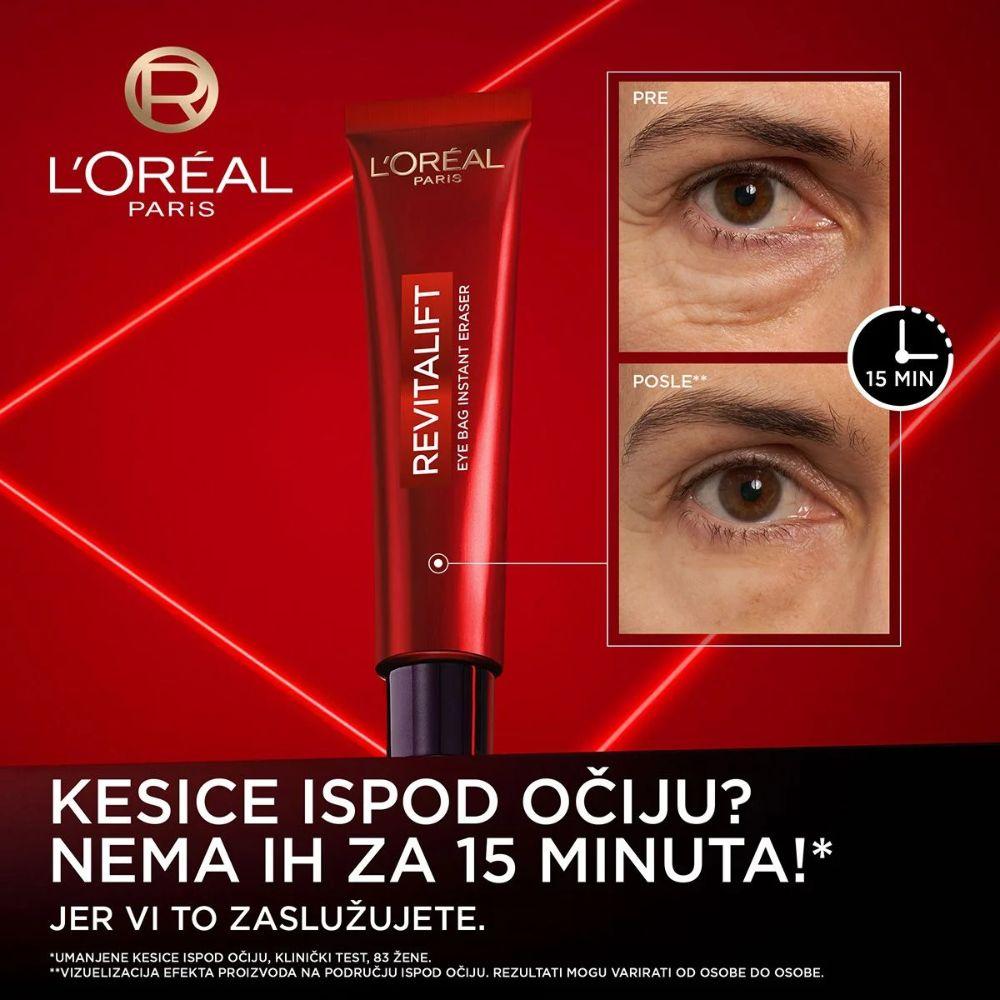 loreal-revitalift-gel-to-tape.jpg – Prikaz gel-to-tape tehnologije sa beneficijama kreme za područje oko očiju