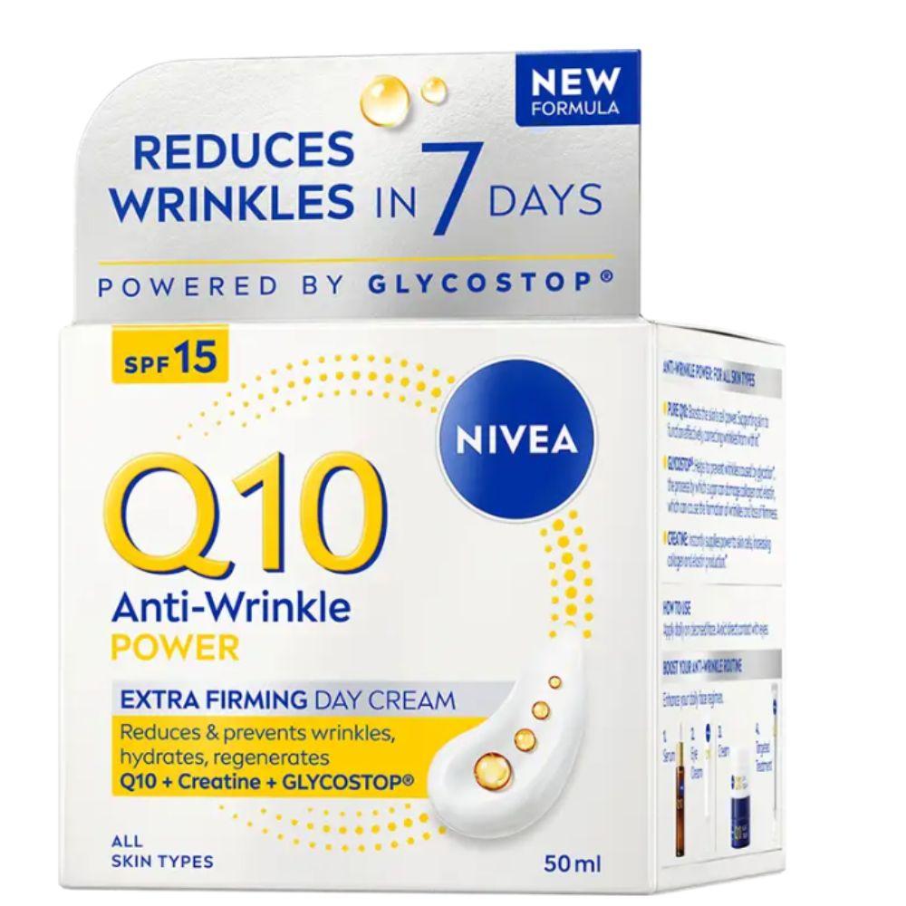 nivea q10 power dnevna krema protiv bora spf15 50ml